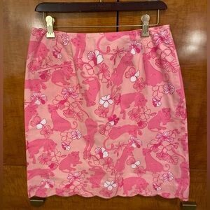 Vintage Lilly Pulitzer Scalloped Skirt 8 EUC 💗